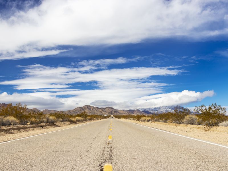 A Long Straight Road in the Mojave Desert | Smithsonian Photo Contest ...