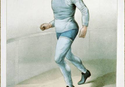 Charles Rowell: The celebrated pedestrian, c. 1879.