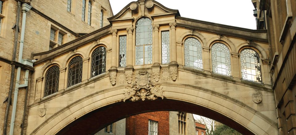  Bridge of Sighs landmark, Oxford University 