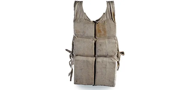 a Titanic life vest