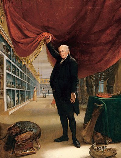 The Artist in His Museum, Charles Willson Peale, 1822