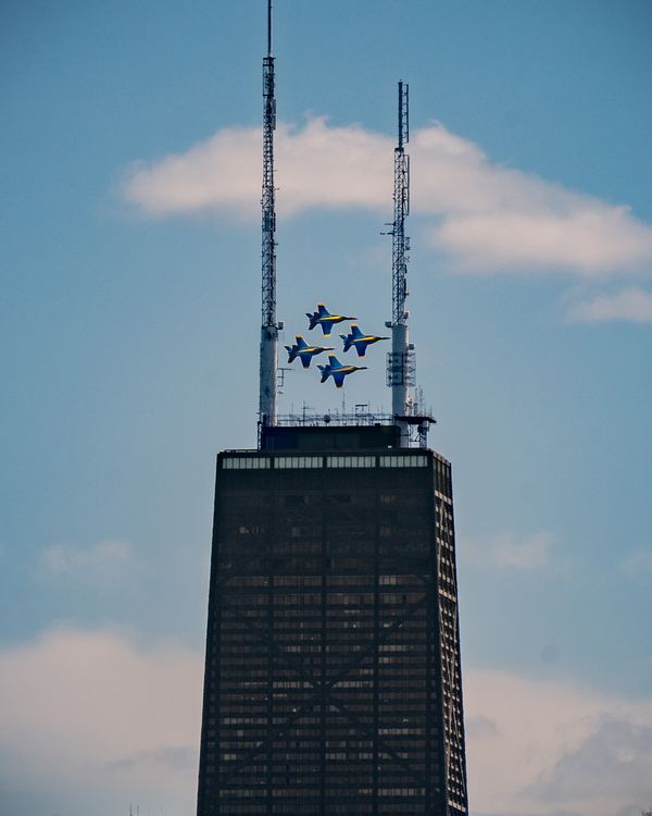 The Blue Angels over Chicago thumbnail