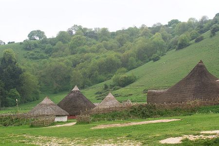 A recreation of an ancient English farm