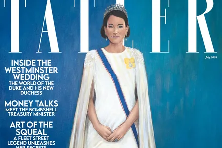 Hannah Uzor painted this portrait of Catherine, Princess of Wales, for&nbsp;Tatler's July 2024 cover.