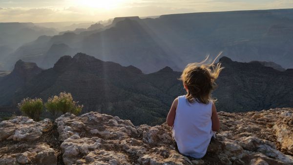 Daughter at Grand Canyon National Park thumbnail