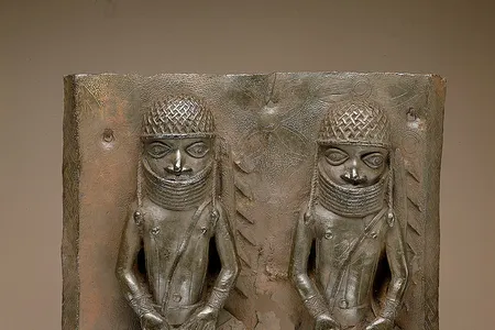 In 1897, British troops looted thousands of pieces of culturally significant art, which came to reside in private and public collections, including this cooper plaque (detail) now held at the Smithsonian Institution.