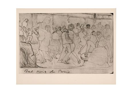 Bal Noir de Paris, between 1925 and 1970. Palmer C. Hayden papers, Archives of American Art, Smithsonian Institution.