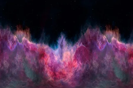 An image of a nebula used in "The Hubble Cantata."