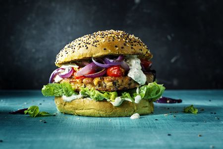 Royal kombu (aka sugar kelp) harvested from the Netherlands&rsquo; first organic seaweed farm enriches and flavors the Dutch Weed Burger&rsquo;s soy-chip-based patty.