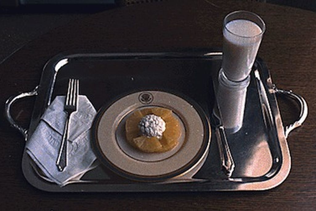 Richard Nixon's last meal at the White House. Photo by Robert L. Knudsen