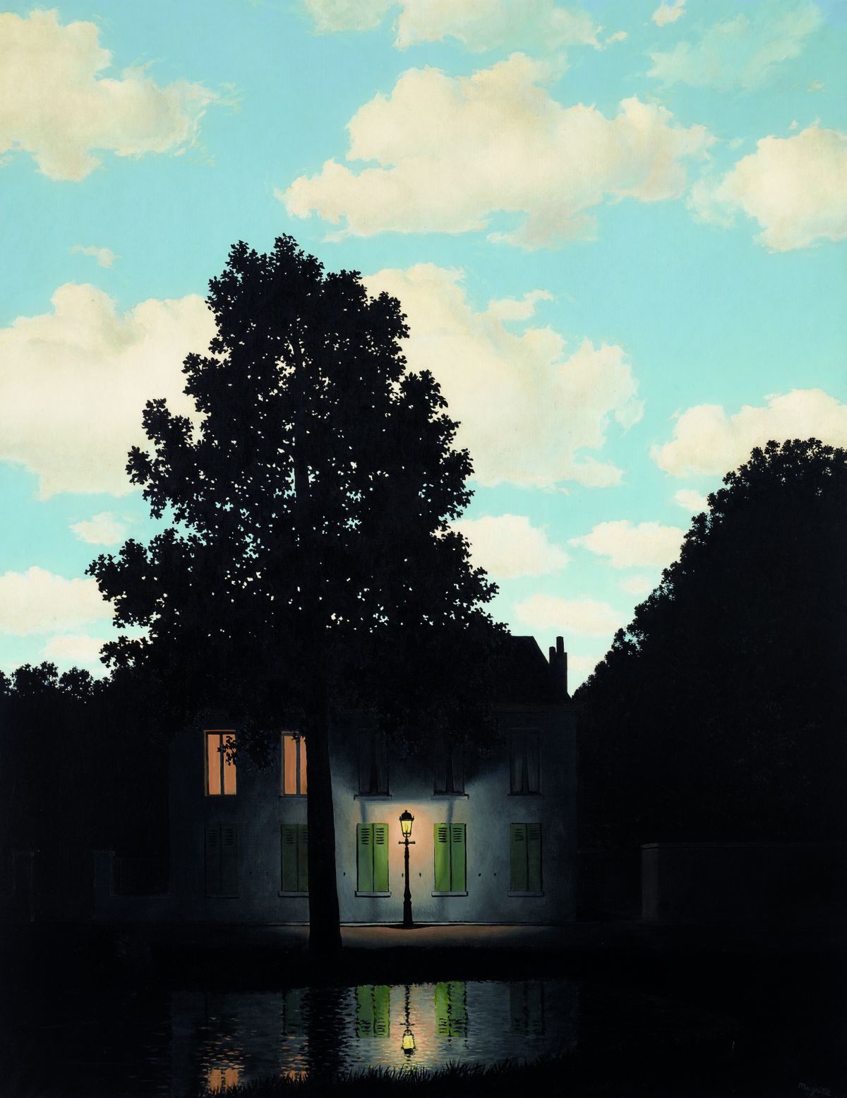 Surrealism Magritte On The Other Side Of The Light Inspired By Rene