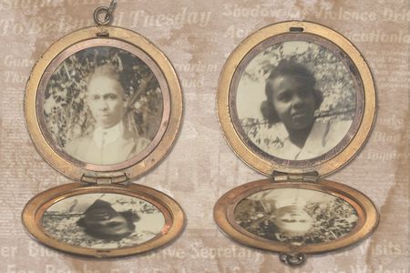The Moores&#39; younger daughter, Evangeline, donated this locket and other personal artifacts to the Smithsonian in 2013.
