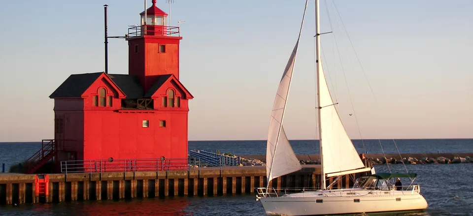  Lighthouse in Holland, Michigan 