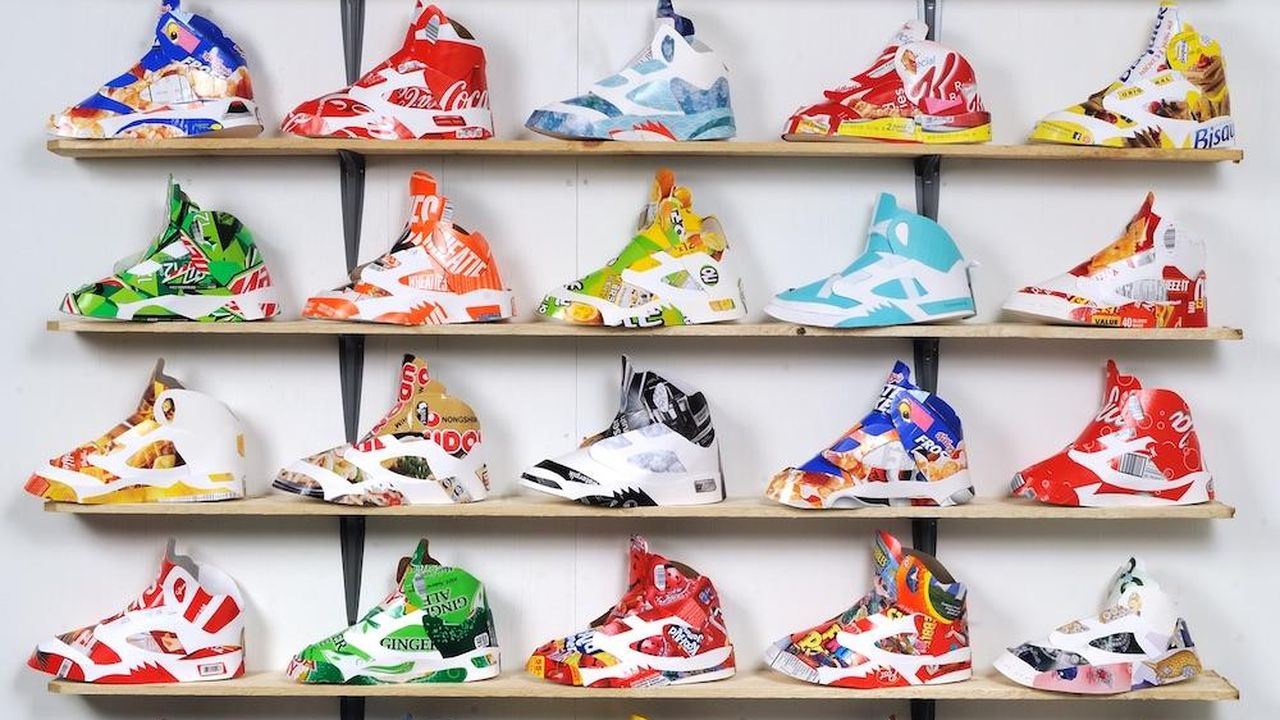 Artist Fashions Nike Air Jordan 5s From Trash
