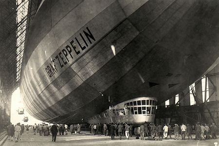Eighty years ago, a beautiful blimp took to the sky.