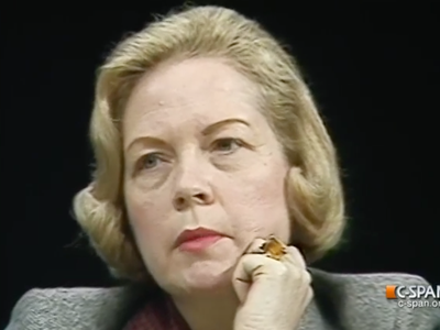 Marianne Means during a 1983 interview with C-SPAN's Brian Lamb.