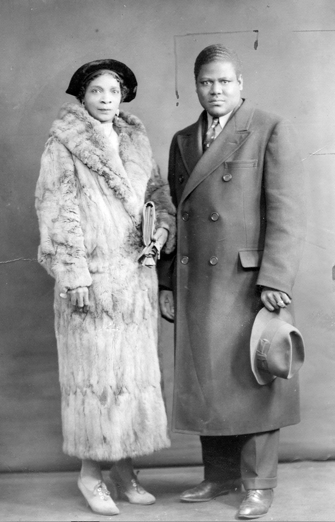 St. Clair (left) and Sufi Abdul Hamid (right) in January 1938