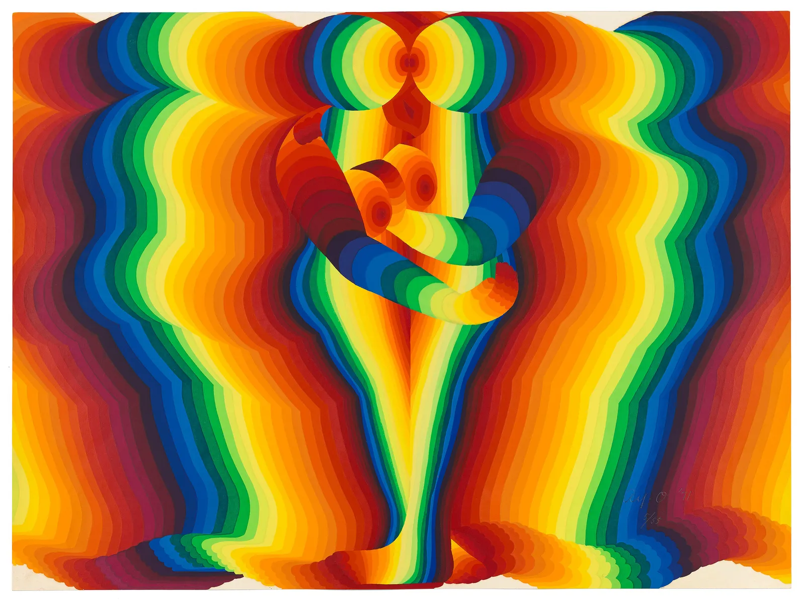 Take a Radiating, Immersive Trip Into 'Ay-O's Happy Rainbow Hell