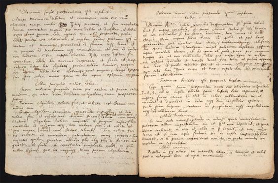 Newton manuscript
