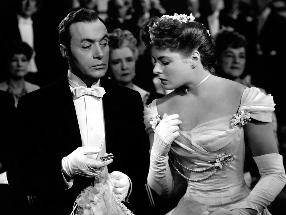 Ingrid Bergman and Charles Boyer in 1944 film "Gaslight"