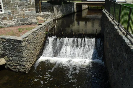 An image from the Slater Mill Historic Site in Pawtucket, Rhode Island.
