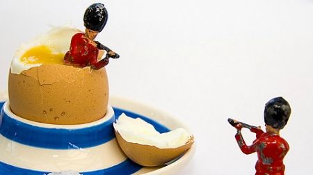 You are never too old to play with your food.