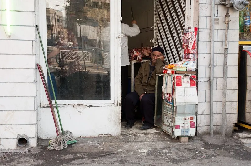 Cigarette Seller in Iran