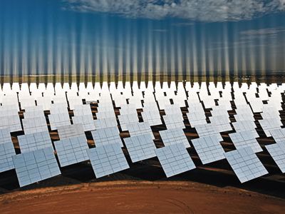 Solar panels Solucar facility