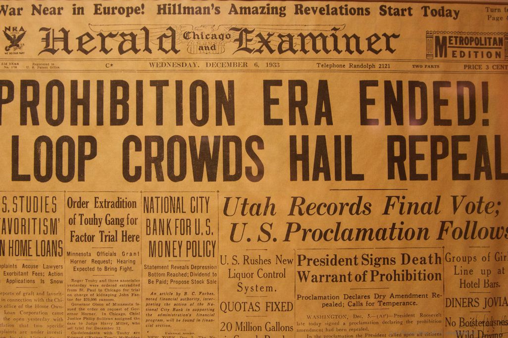 Prohibition headline