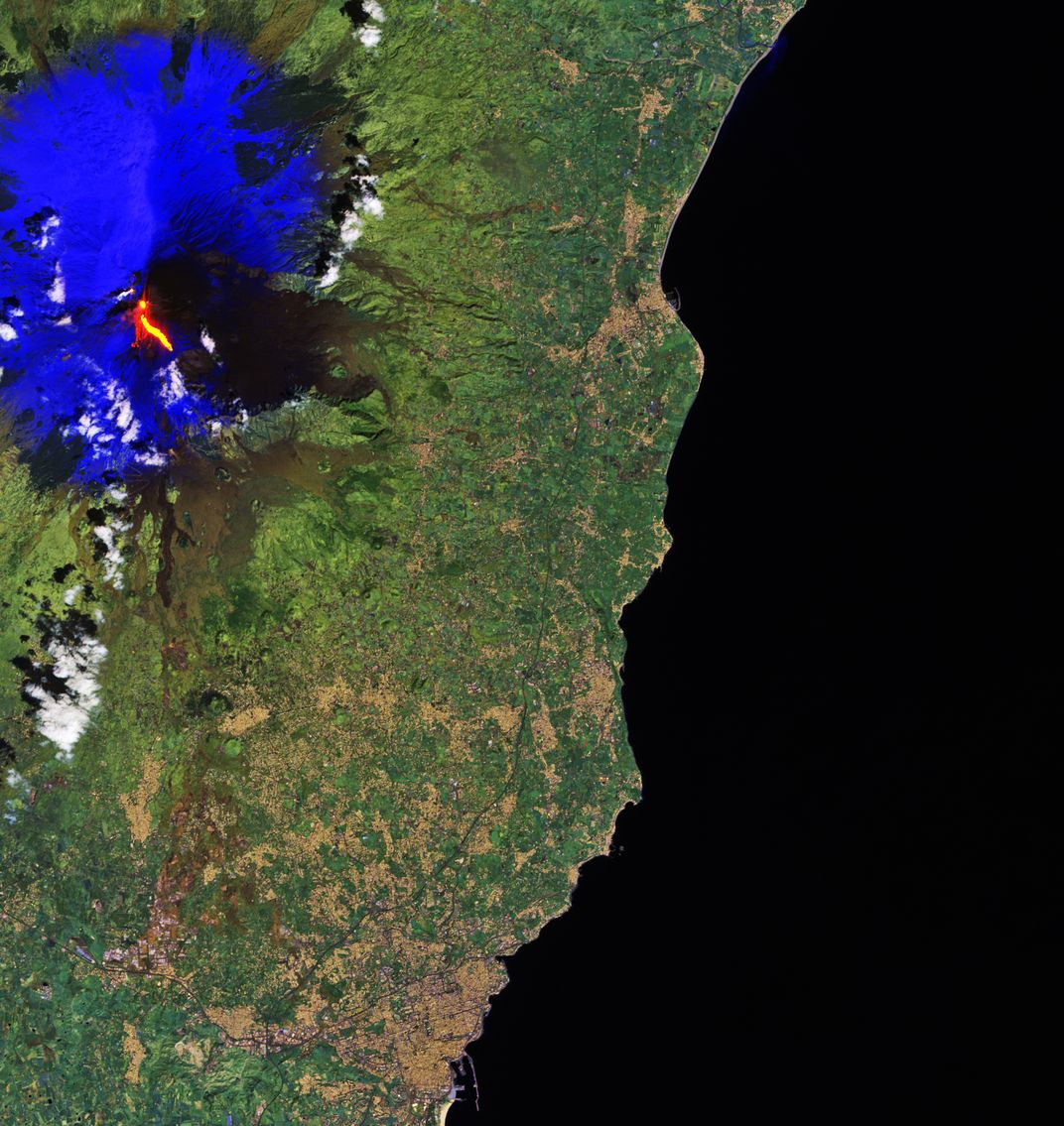 Mount Etna’s Fiery Eruptions Are Visible From Space