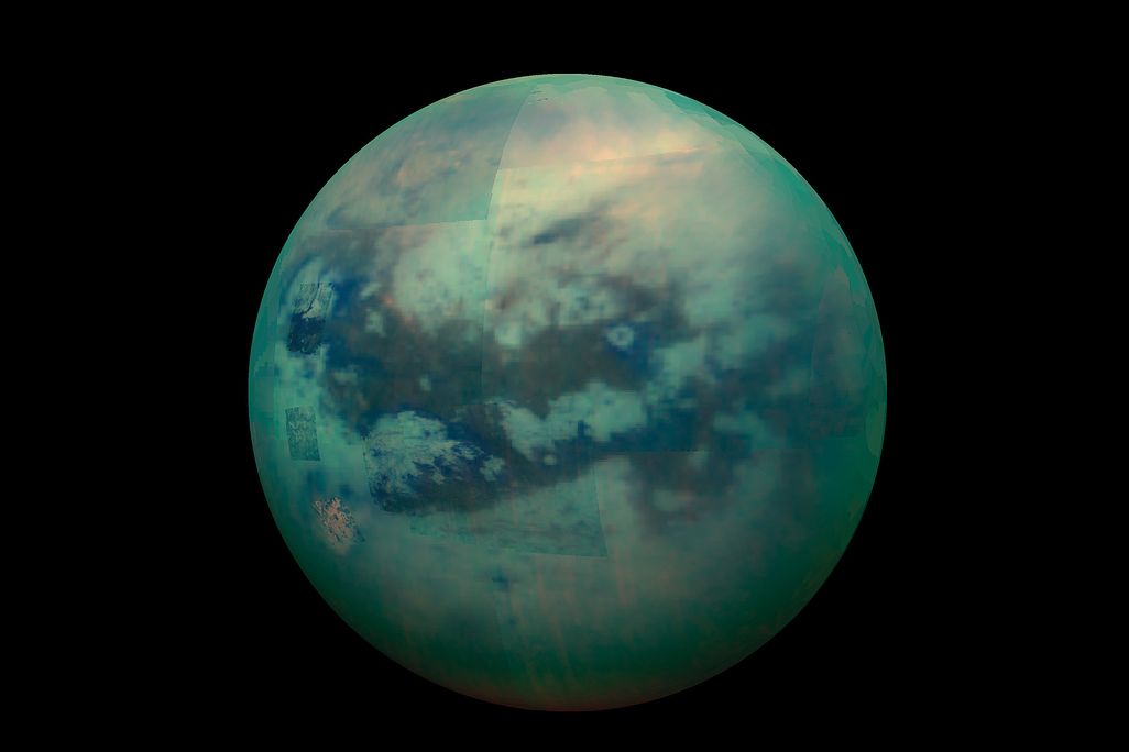 Titan infrared view