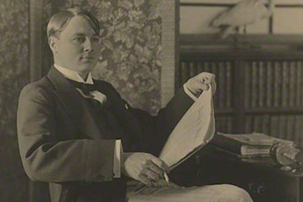 Alfred Harmsworth, 1st Viscount Northcliffe by Elliott & Fry in 1896