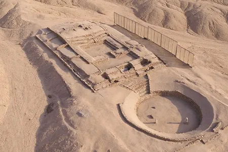 An aerial view of&nbsp;Pe&ntilde;ico in Peru