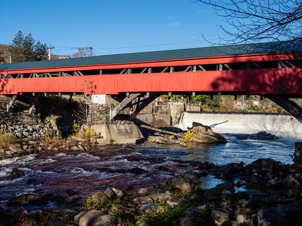 An Iconic Covered Bridge in Vermont thumbnail