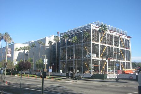 Los Angeles County Museum of Art, Broad Contemporary Art Museum building under construction