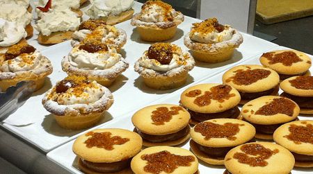 Nobody can pass up a delicious dessert tray.