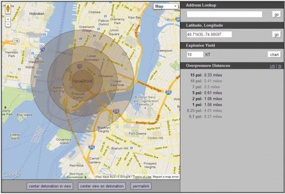 The High-Yield Detonation Effects Simulator, by Eric A. Meyer.