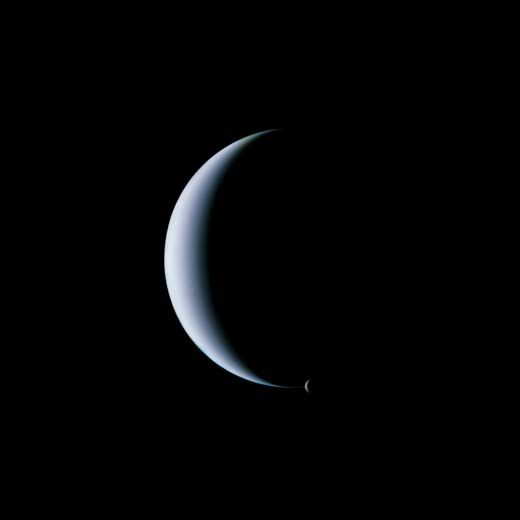 Neptune and its moon Triton