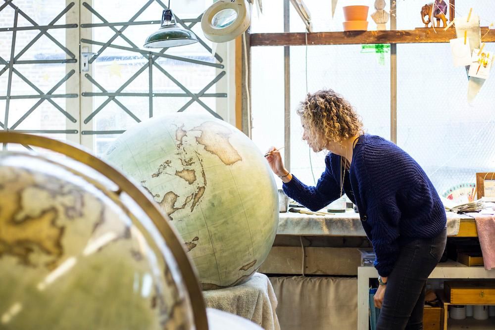 Take a Peek Into One of the Last Studios Still Making Globes by Hand