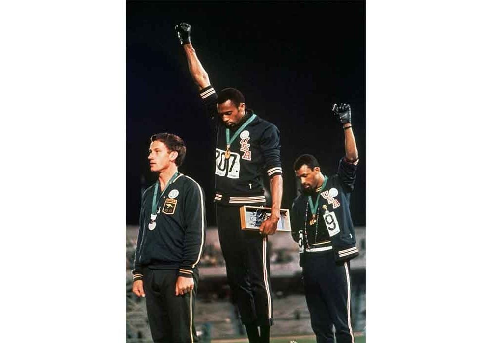 Tommie Smith at the 1968 Olympics