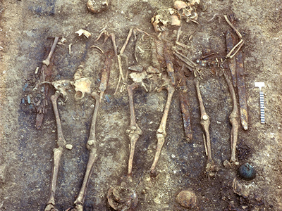 Genetic analysis of these excavated remains showed that unclear family linkages because some of the young warriors had widespread origins.