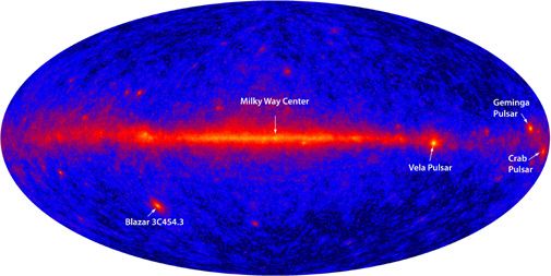 The Fermi Gamma-ray Space Telescope opens for business.
