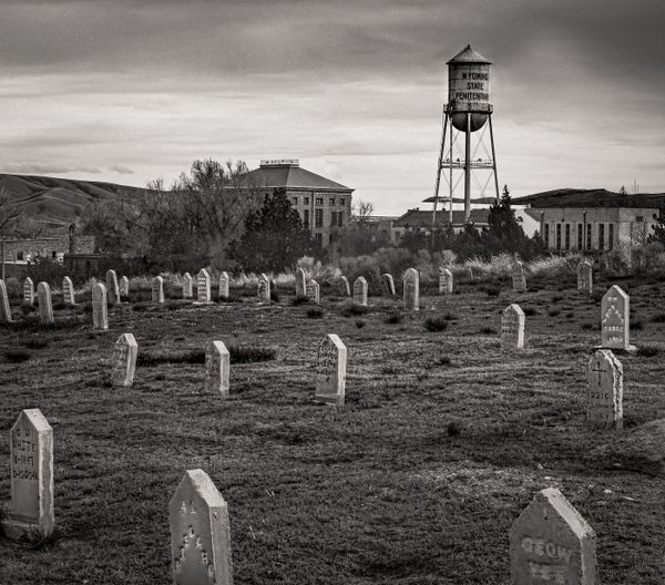Graveyard at the old Wyoming State Penitentiary thumbnail