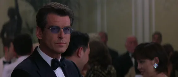 X-Ray glasses on Pierce Brosnan in The World Is Not Enough.