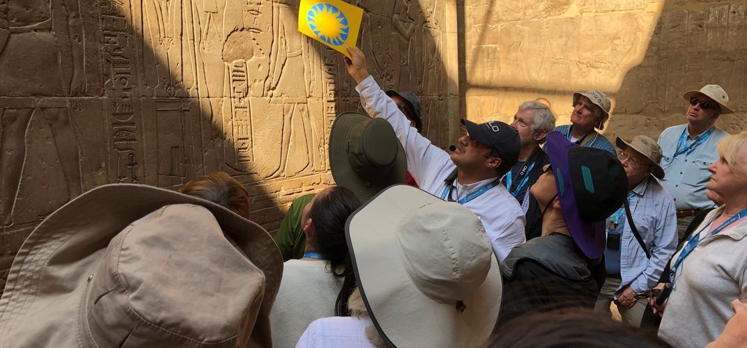 Smithsonian Journeys travelers at Luxor