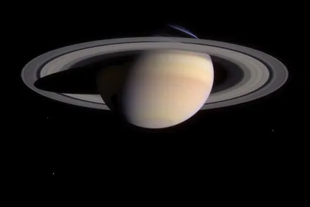Saturn&#39;s iconic rings are not always clearly visible from Earth.