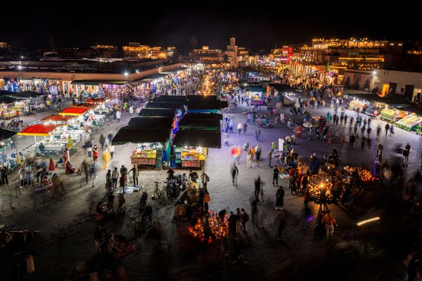 Marrakech’s Central Square After Dark thumbnail