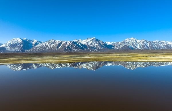 Mirrorscape in the Eastern Sierras of California thumbnail