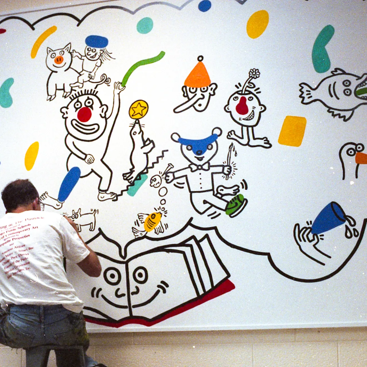 keith haring mural photos
