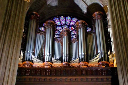 Notre-Dame's Grand Organ, as seen before the April 2019 fire